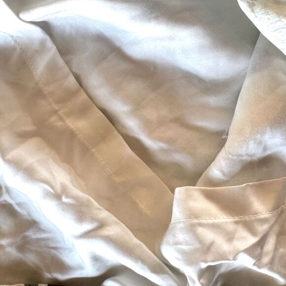 Pottery Barn Monique Lhuillier Olive Orchard King Size Pillow Shams 100% Tencel - Picture 5 of 8